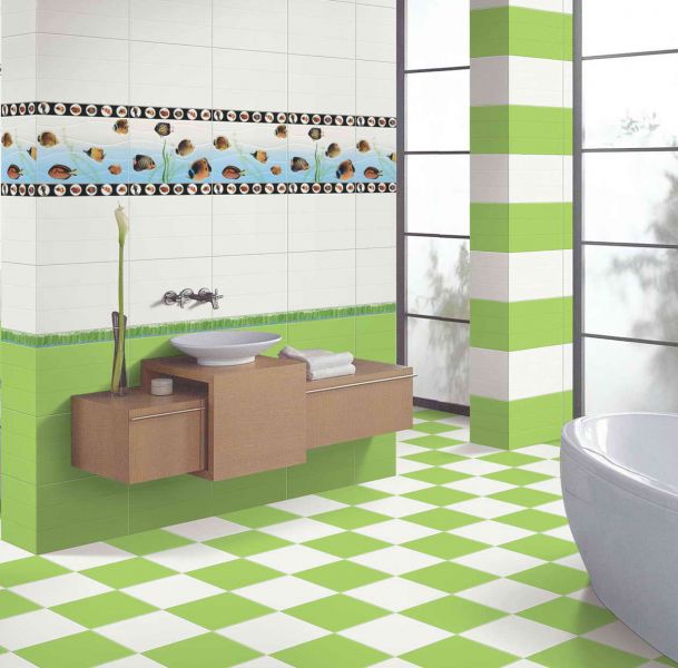 Grafica del rivestimento di un bagno con piastrelle in ceramica Grafica del rivestimento di un bagno con piastrelle in ceramica