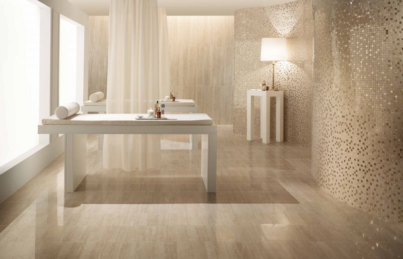 Centro benessere realizzato con rivestimento in ceramica Centro benessere realizzato con rivestimento in ceramica