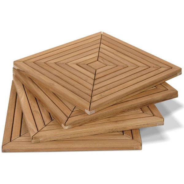 Moduli per pavimentazione in Teak per esterno