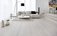 pavimento in legno sbiancato