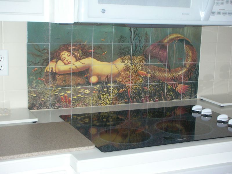 Piastrelle in gres decorate
